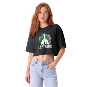 Women’s garment dye cropped tee